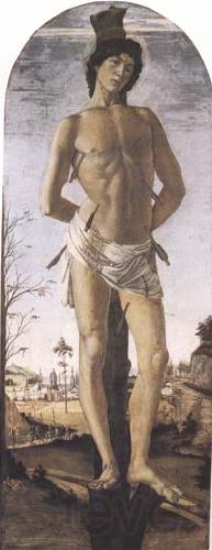 Sandro Botticelli St Sebastian Spain oil painting art